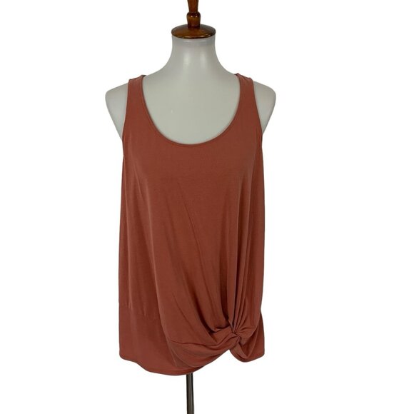 Torrid Tank Top 00 Brown Twist Front Casual Plus Size Trendy - Picture 1 of 7